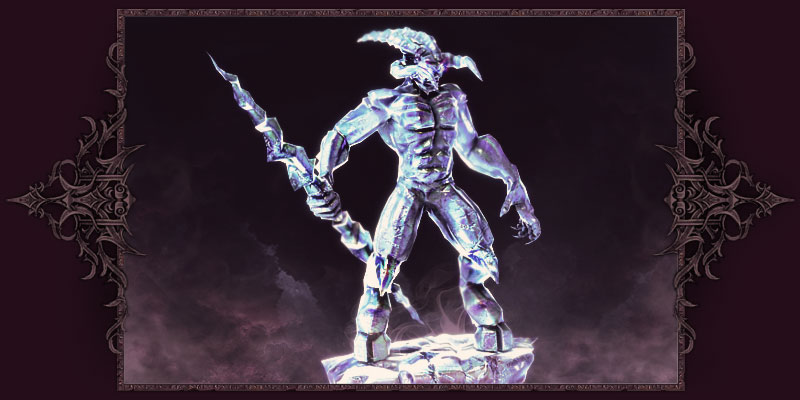 Abyssal ice demon Abyssal ice demon
