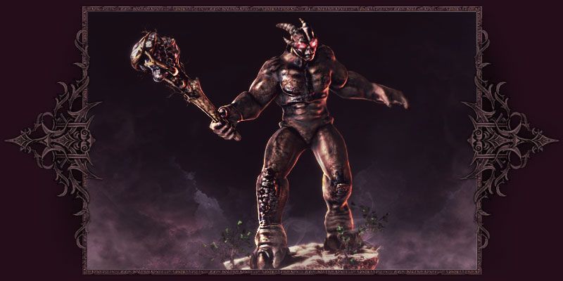 Mighty demon of vengeance
